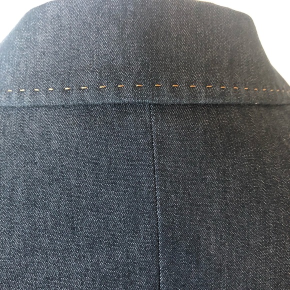 TOMMY HILFIGER DENIM TOP STITCH BLAZER - Picture 3 of 3